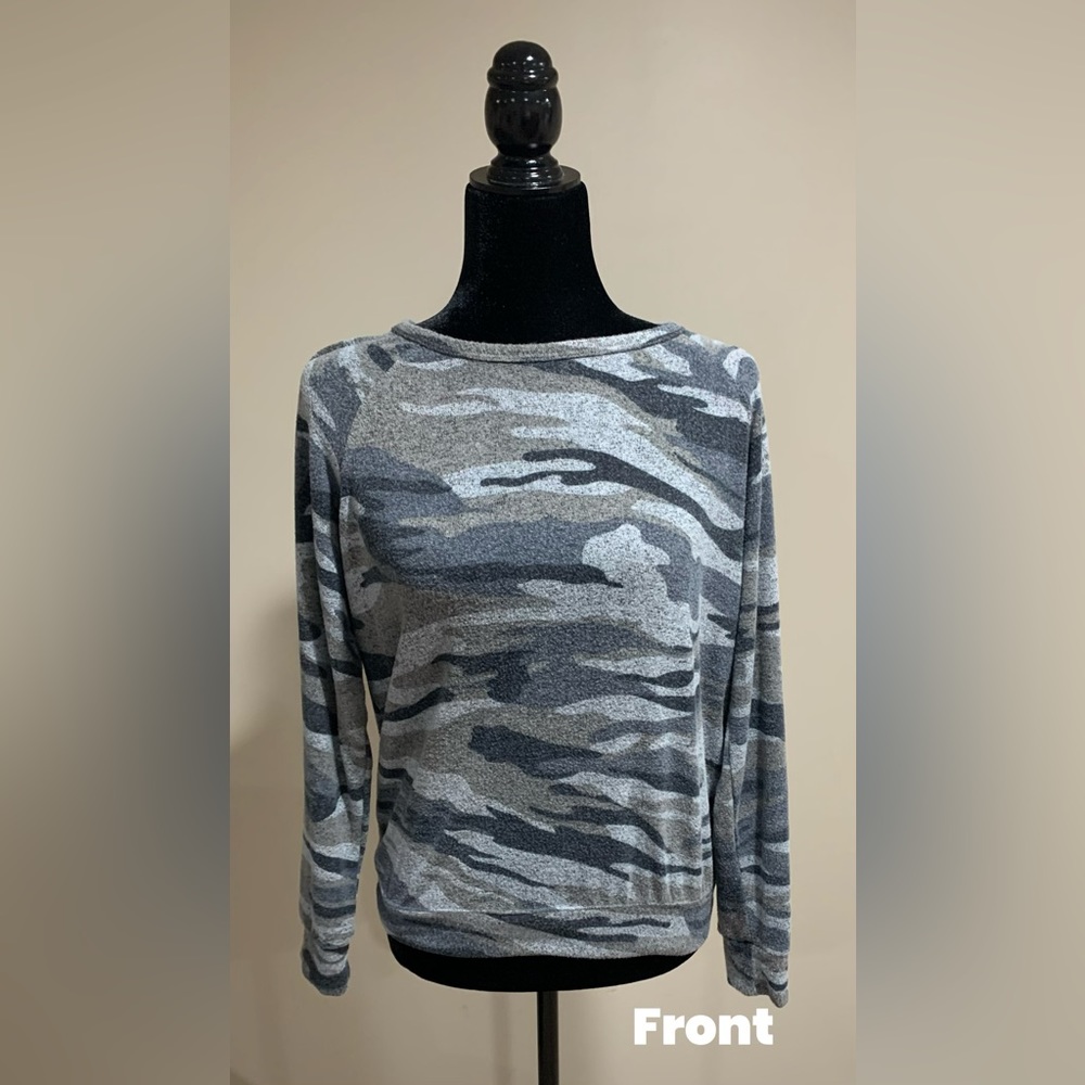 Camo long sleeve womens shirt